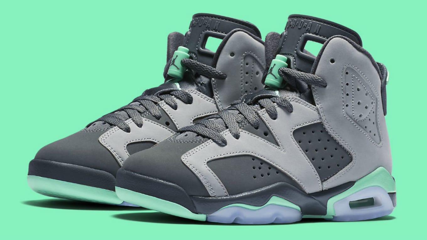 jordan 6 grey and green