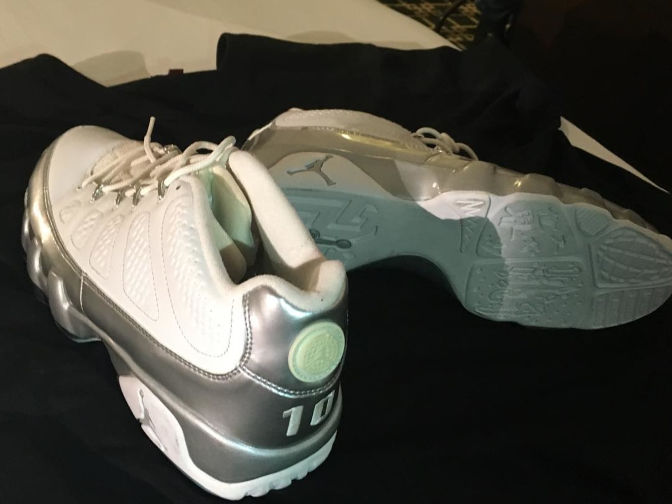 Mike Bibby's Silver Air Jordan 9 Low PE 