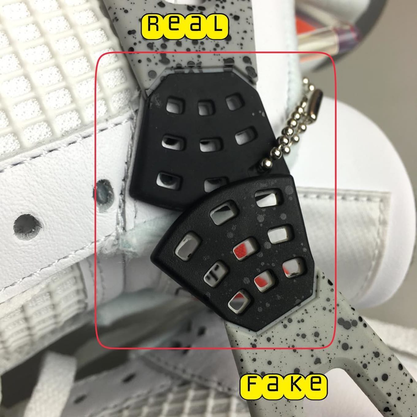 Air Jordan Iv 4 Cement Real Vs Fake Legit Check Sole Collector