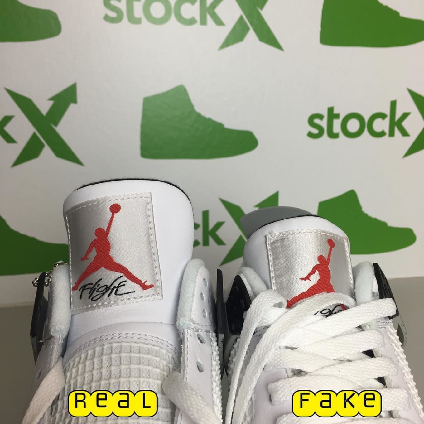 Air Jordan Iv 4 Cement Real Vs Fake Legit Check Sole Collector