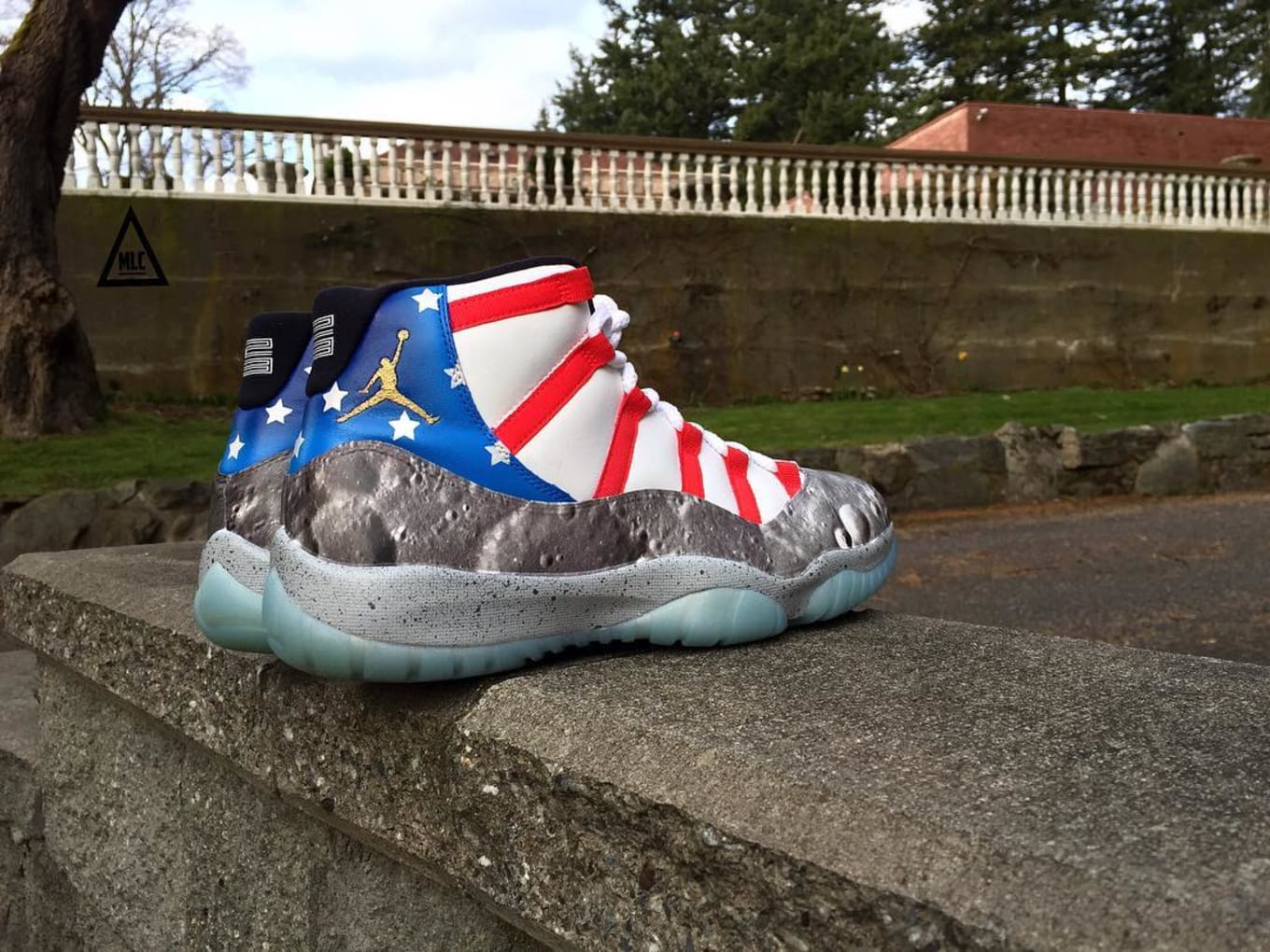 jordan 11 moon landing