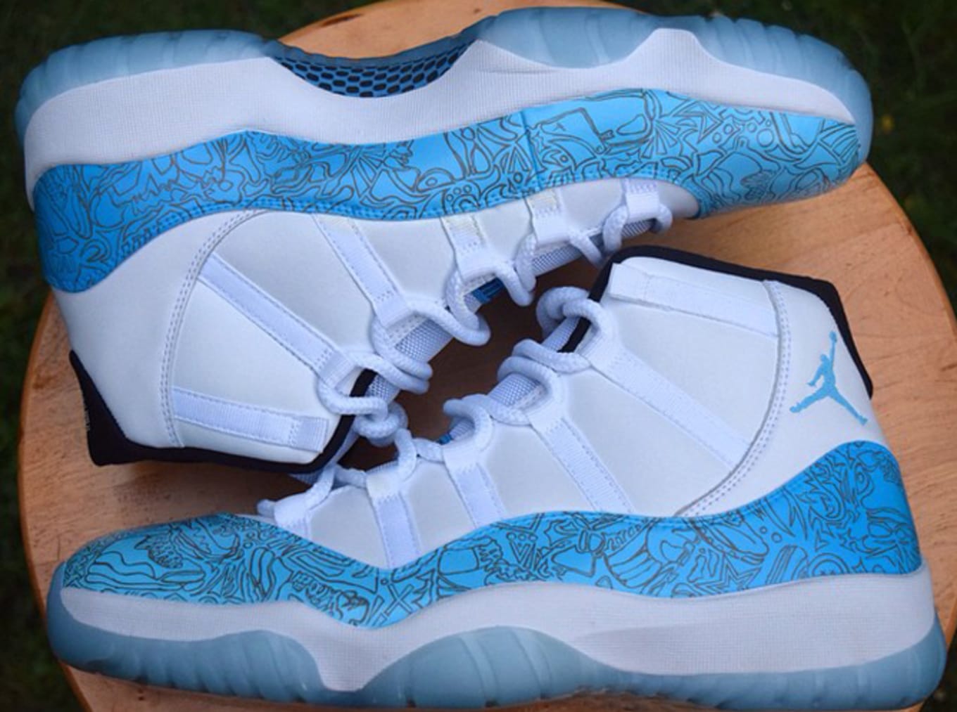Jordan retro 11 custom clearance