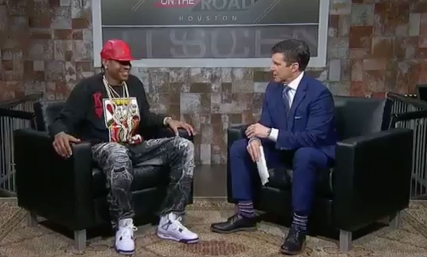 iverson wearing jordans