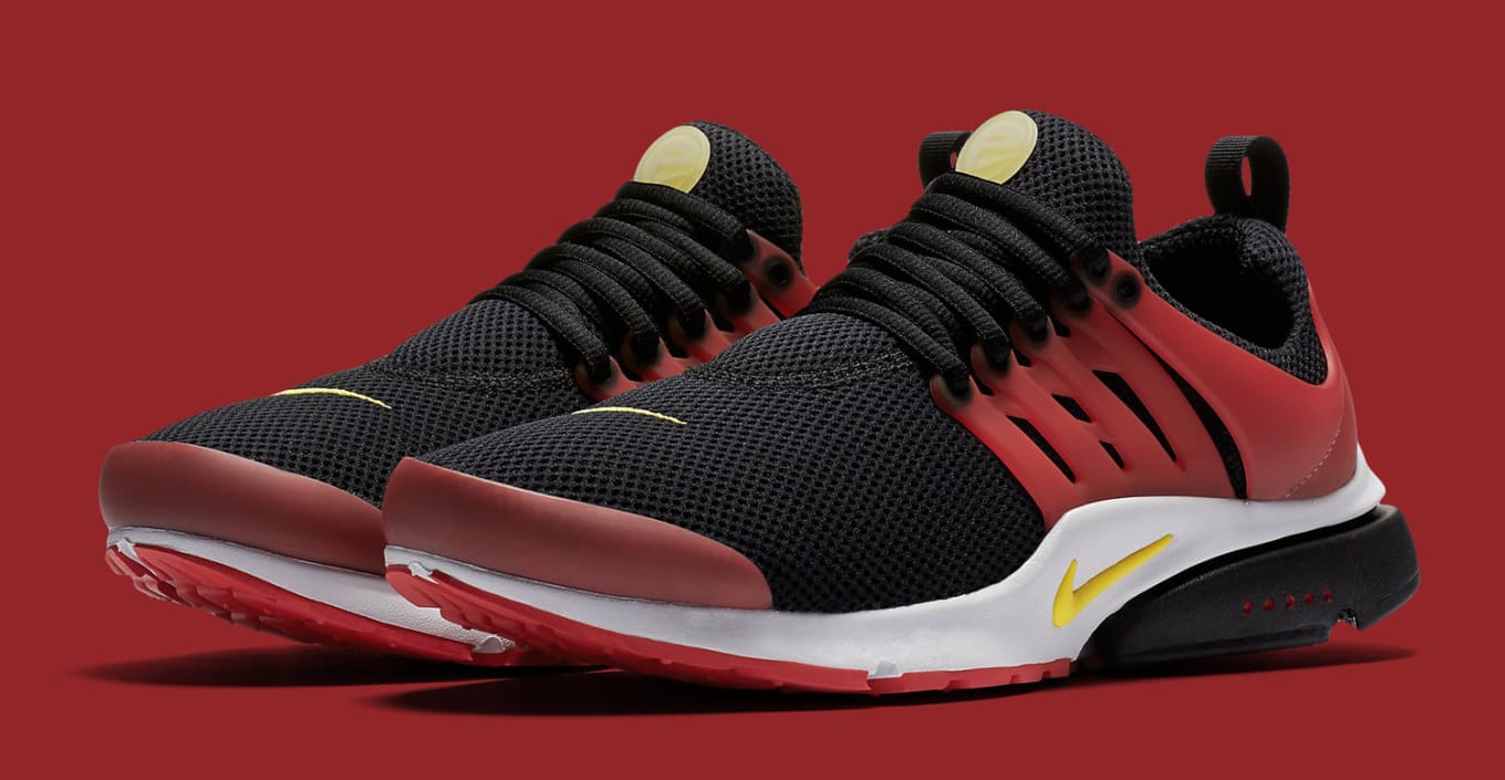 nike air presto red and black