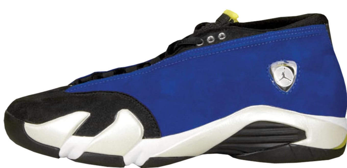 jordan 14 blue and yellow