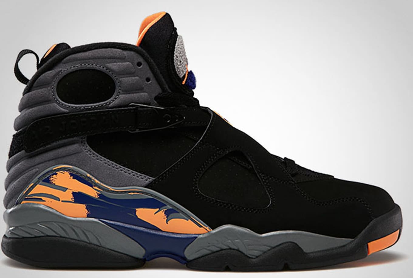 jordan 8 black and orange