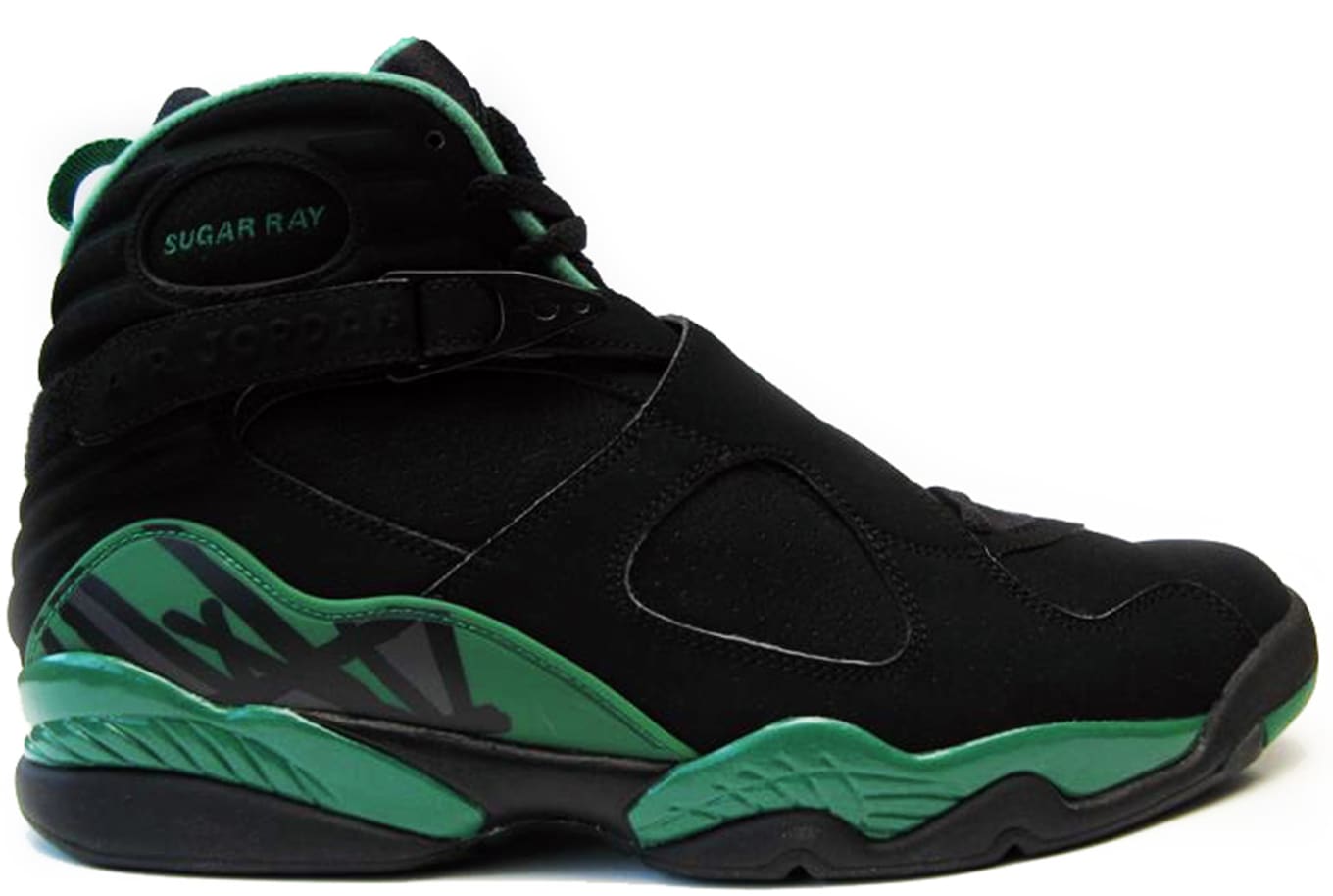 black and green jordan 8