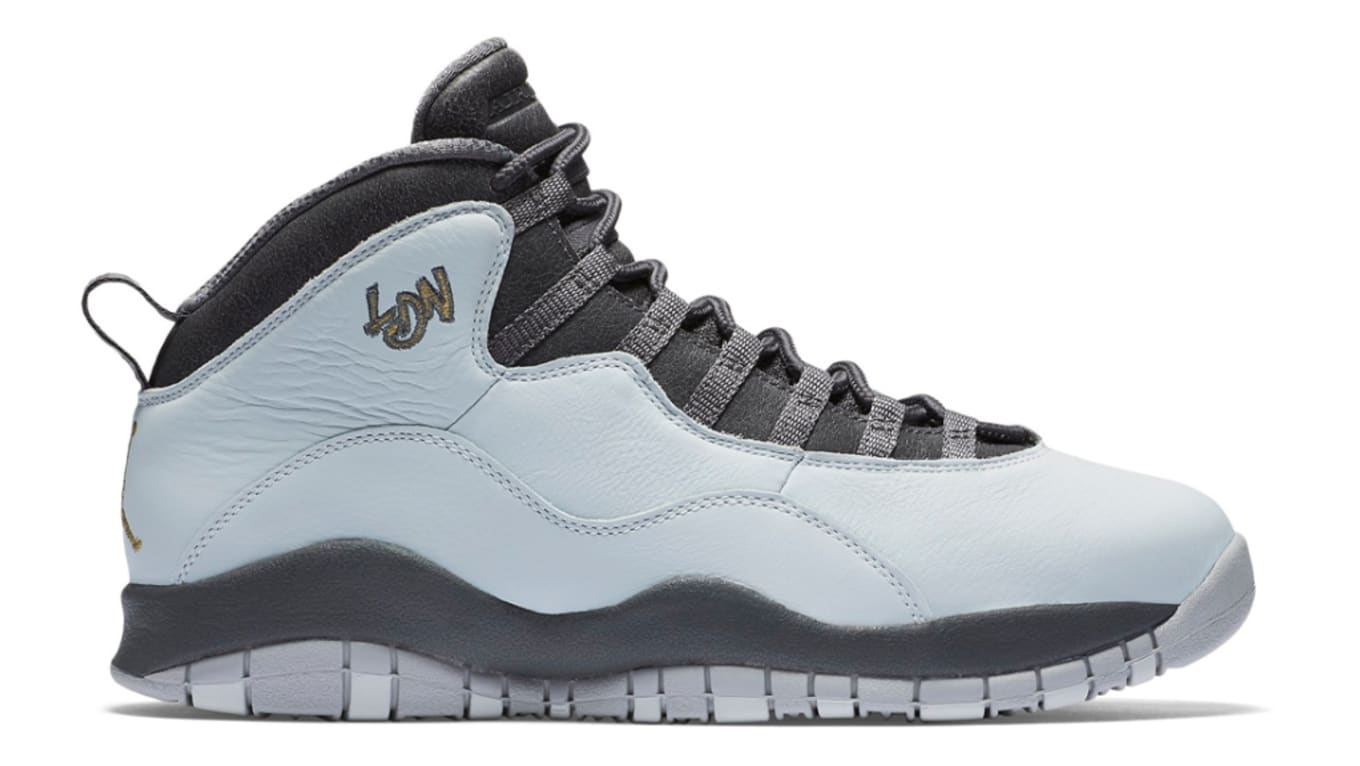 jordan 10 white black blue