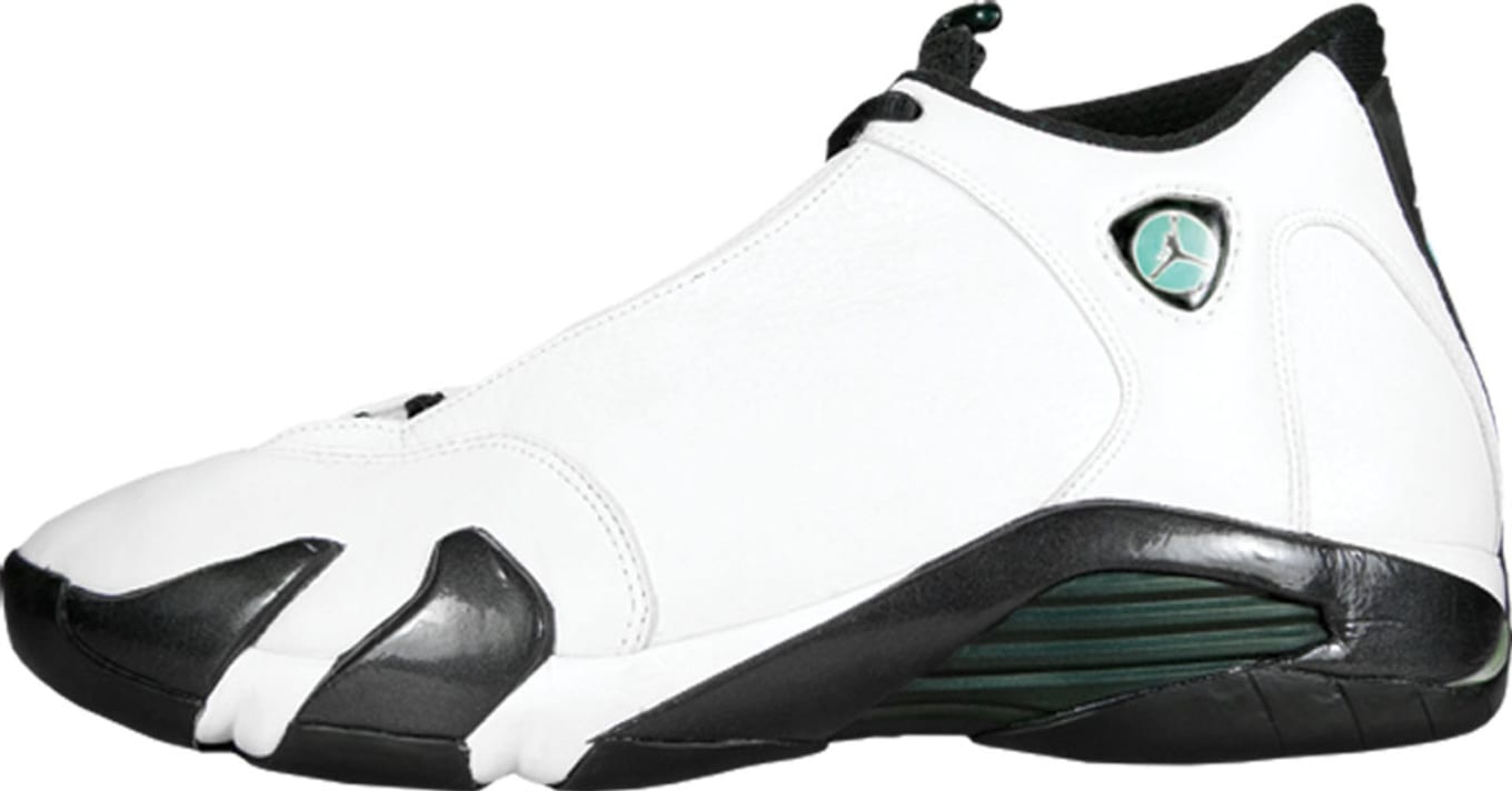 jordan 14 white and black