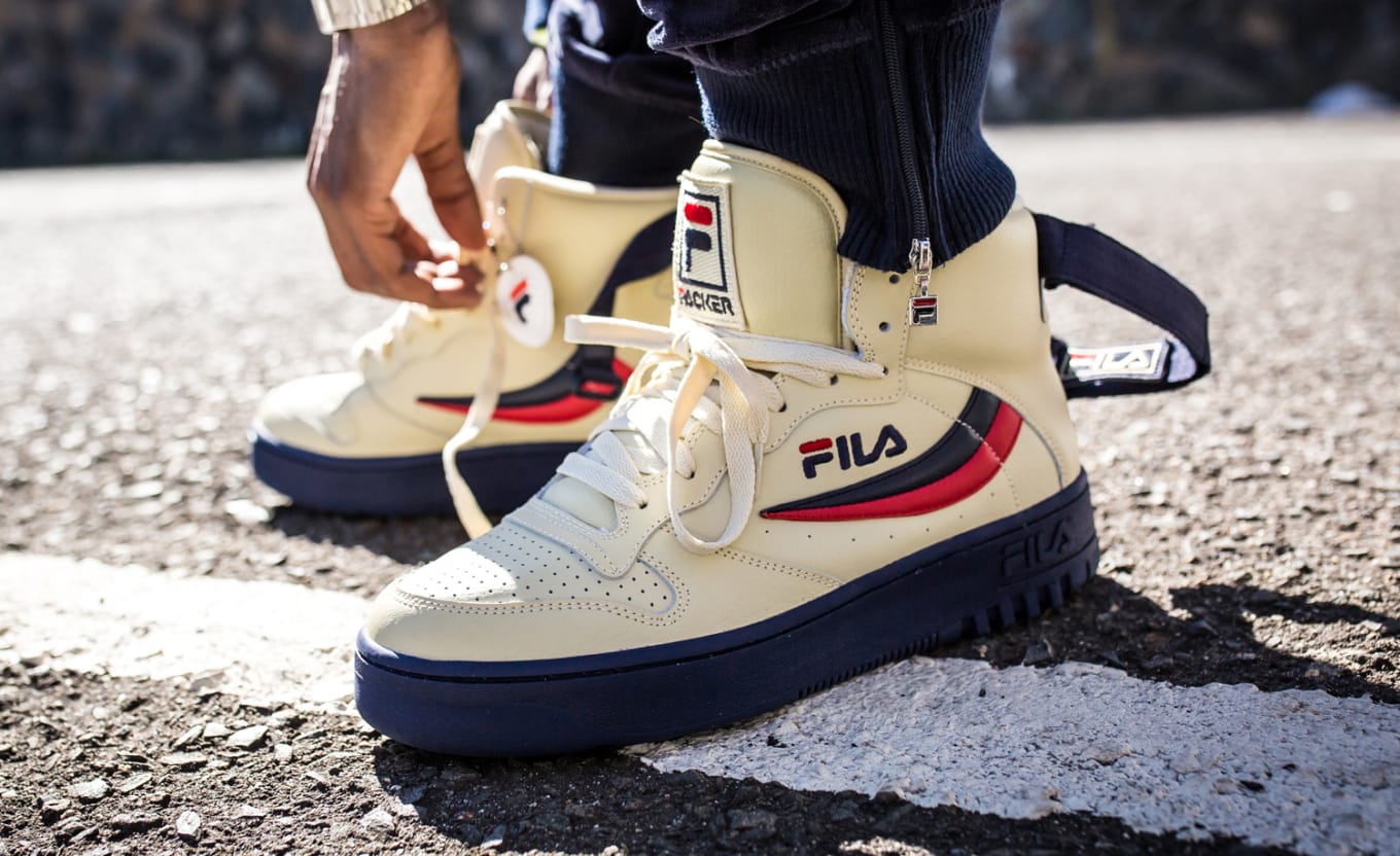 klo afrikansk ingeniørarbejde Packer Shoes Fila FX100 Cream | Sole Collector