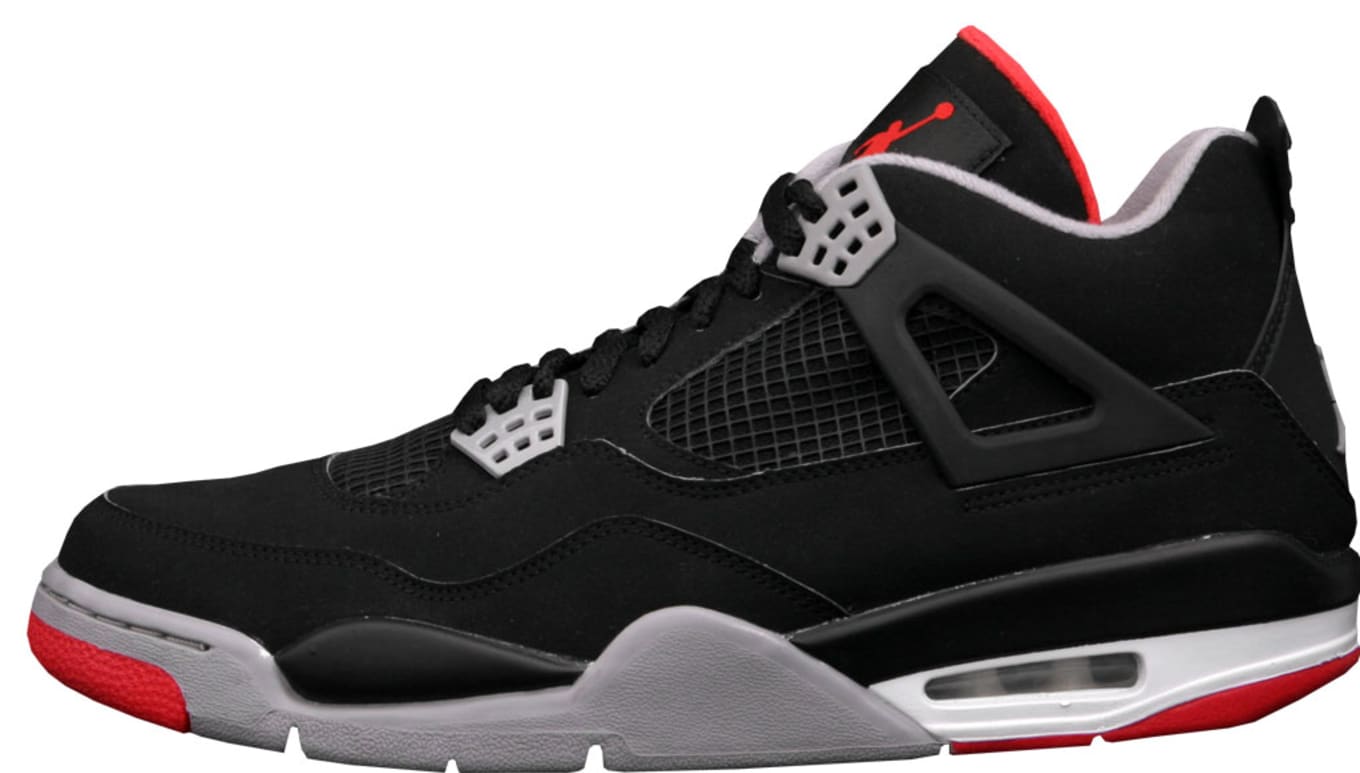 jordan retro 4 black and red release date