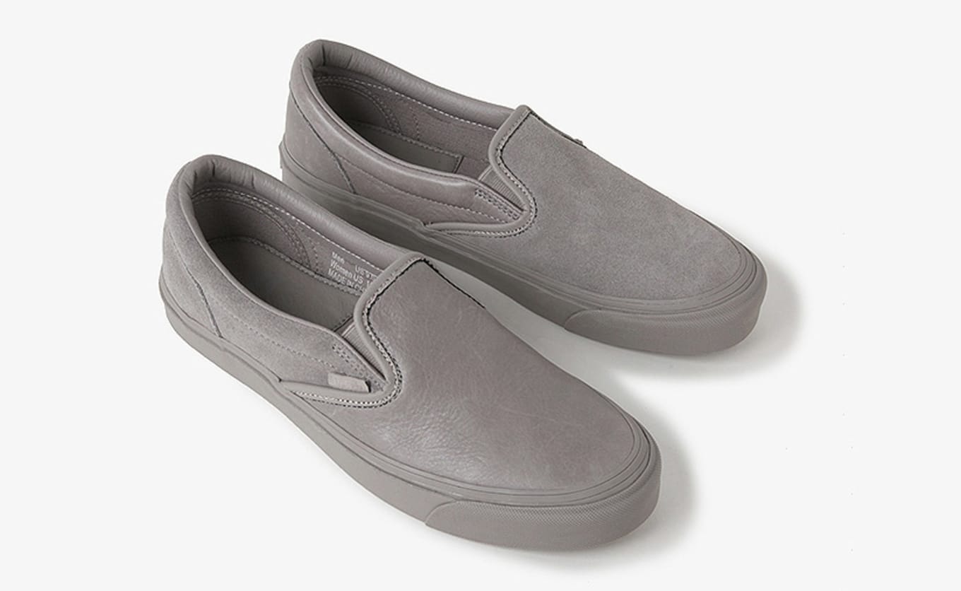 grey vans with grey sole