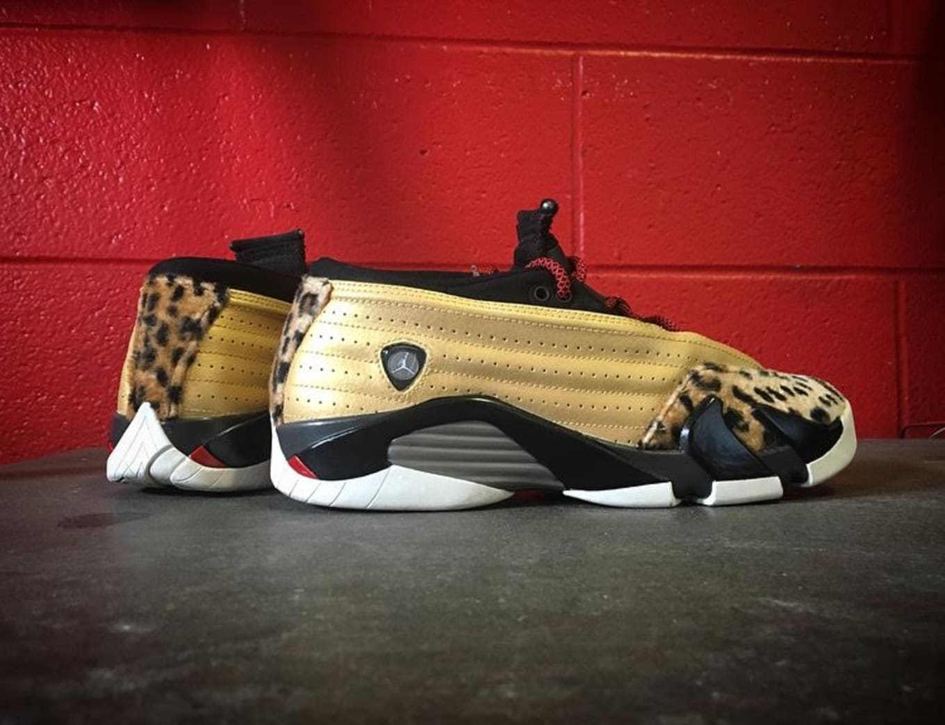 Enzo Amore Leopard Air Jordan 14 Low 