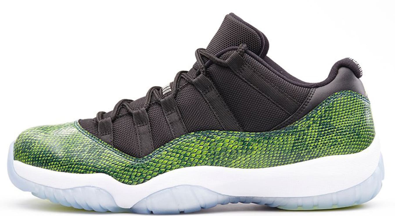 jordan 11 green and gold