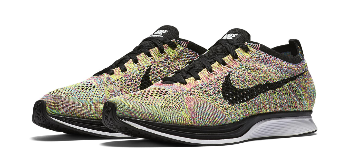 nike multicolor flyknit racer