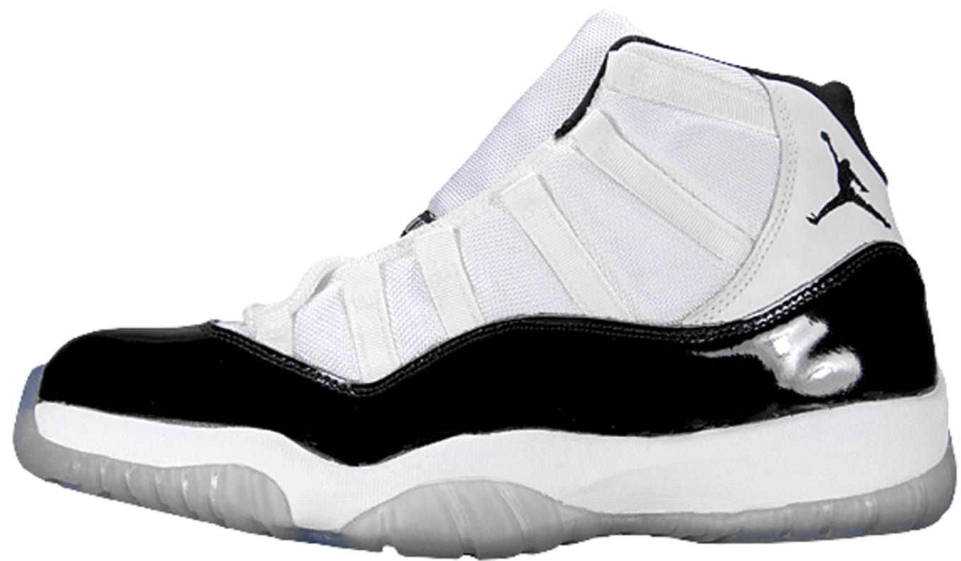 black and white jordans 11