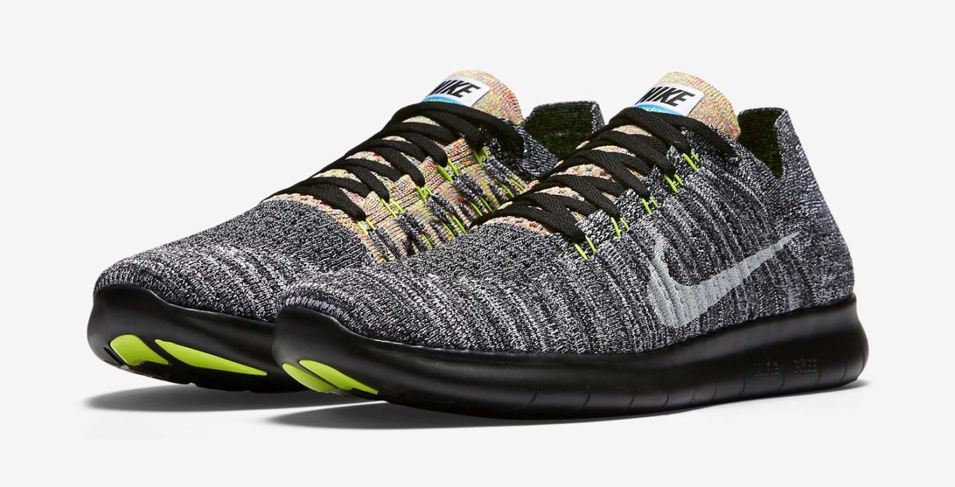 nike free rn flyknit multicolor