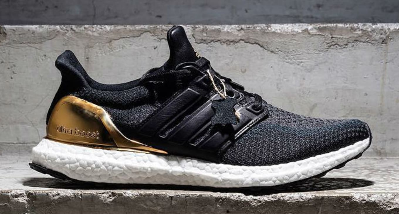 black and gold ultra boost