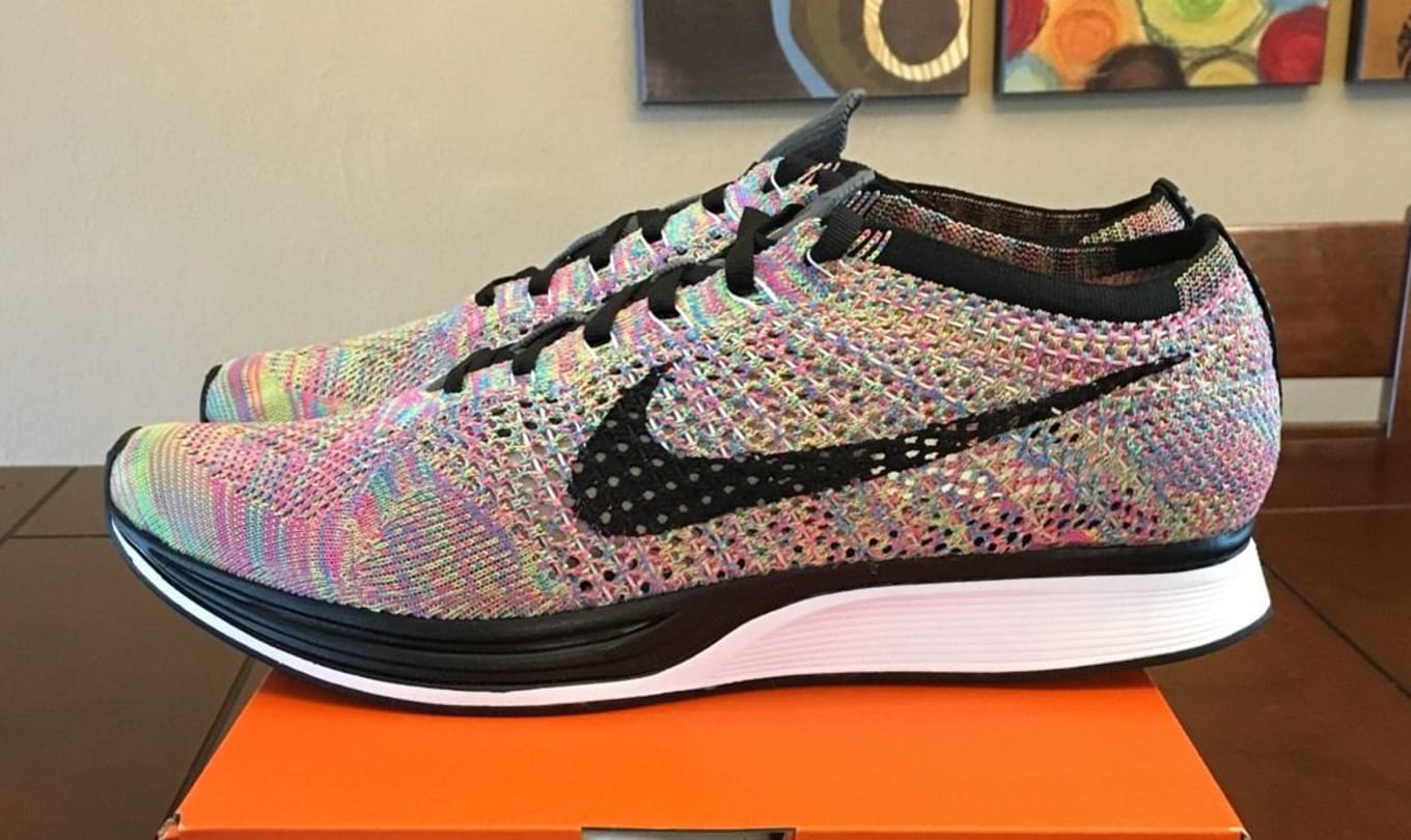 nike flyknit multicolor racer