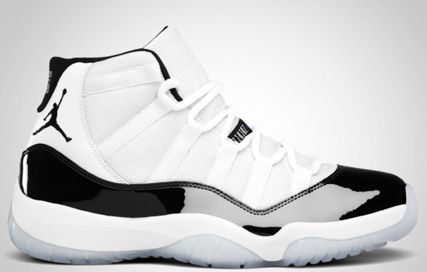 black & white 11s