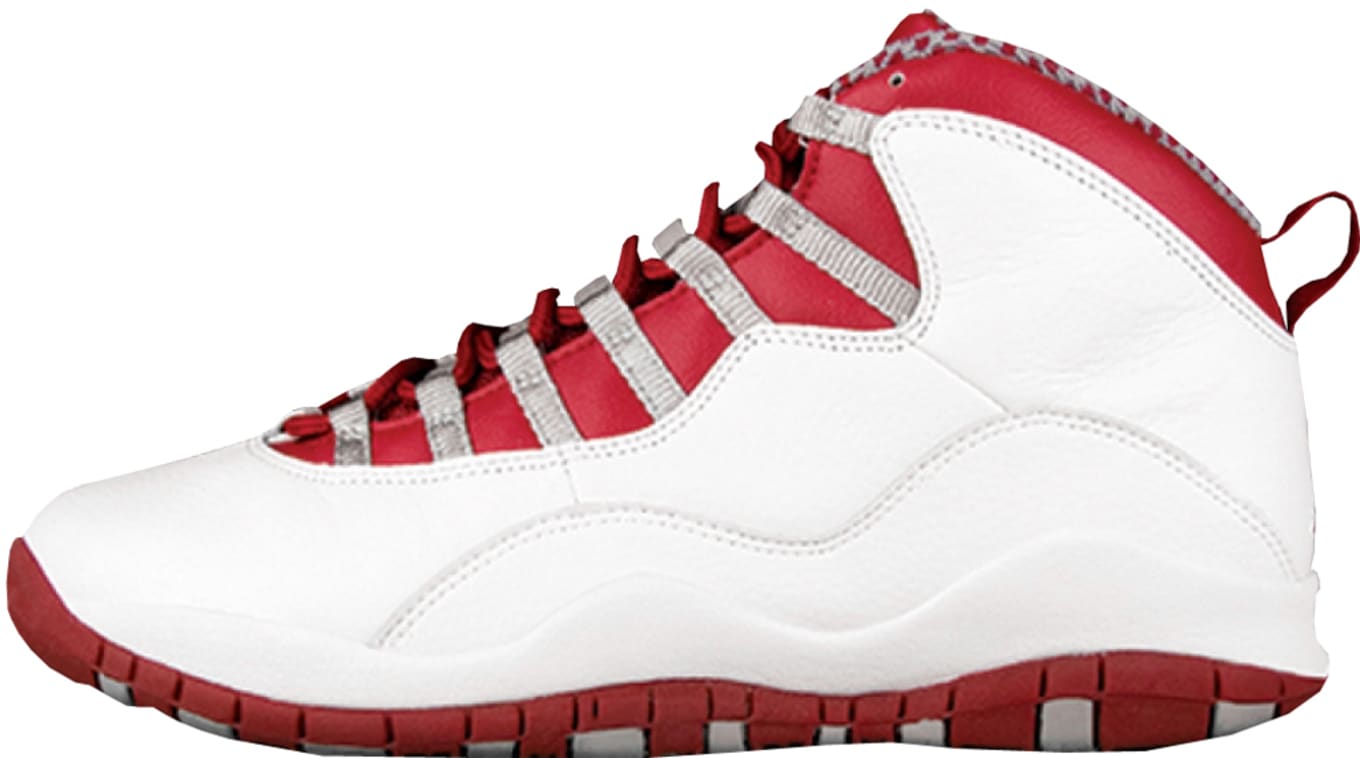 jordan 10 red black and grey