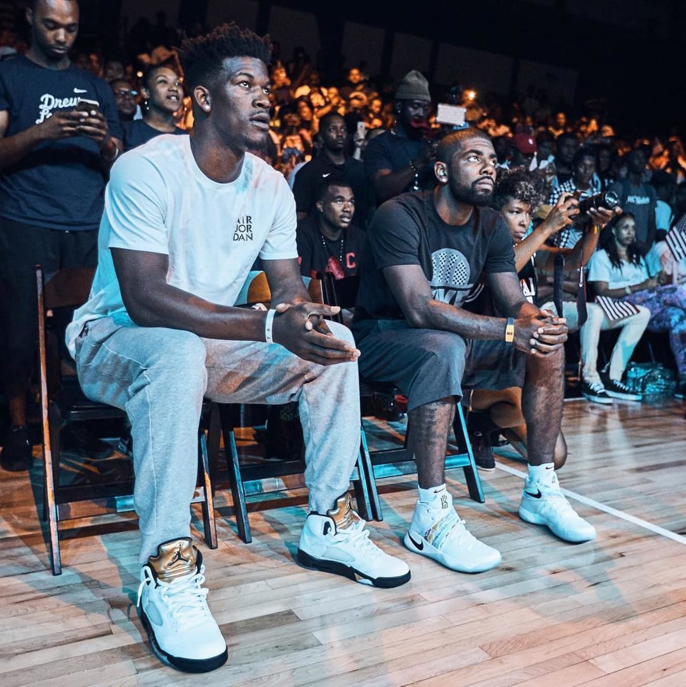 jordan 5 olympic gold on feet