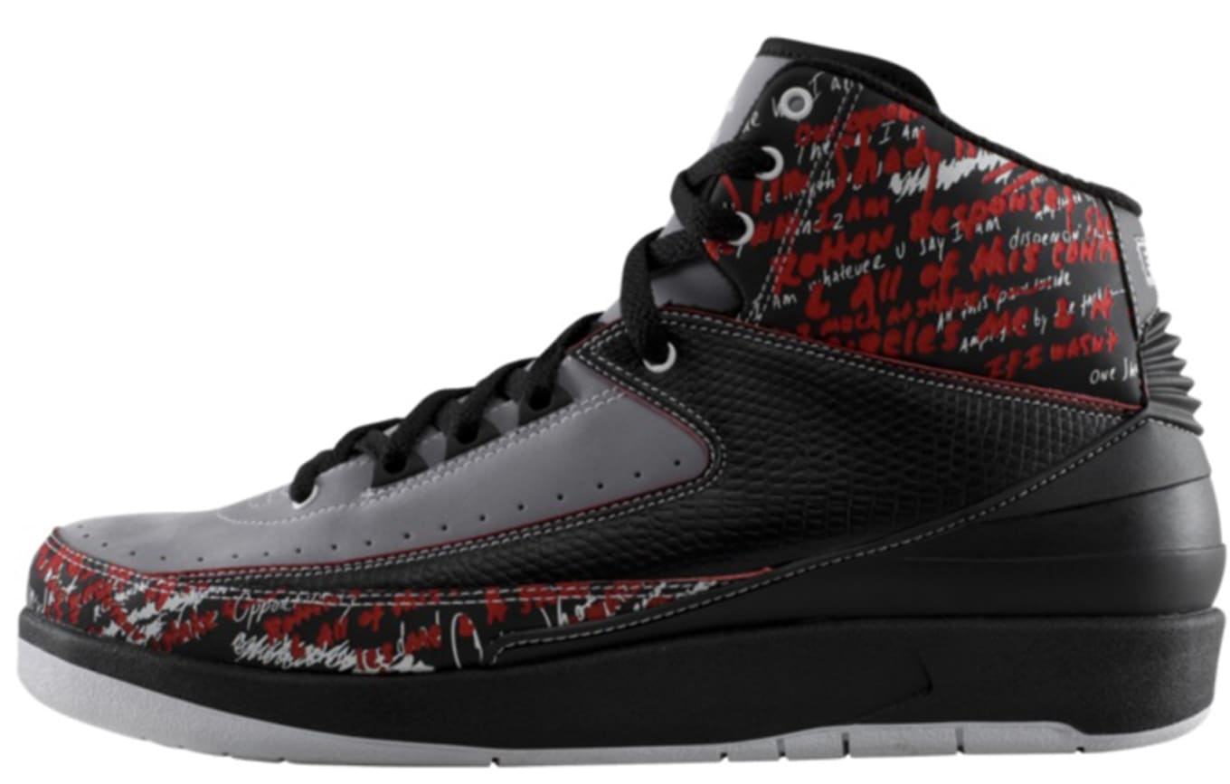 retro 2 black and red