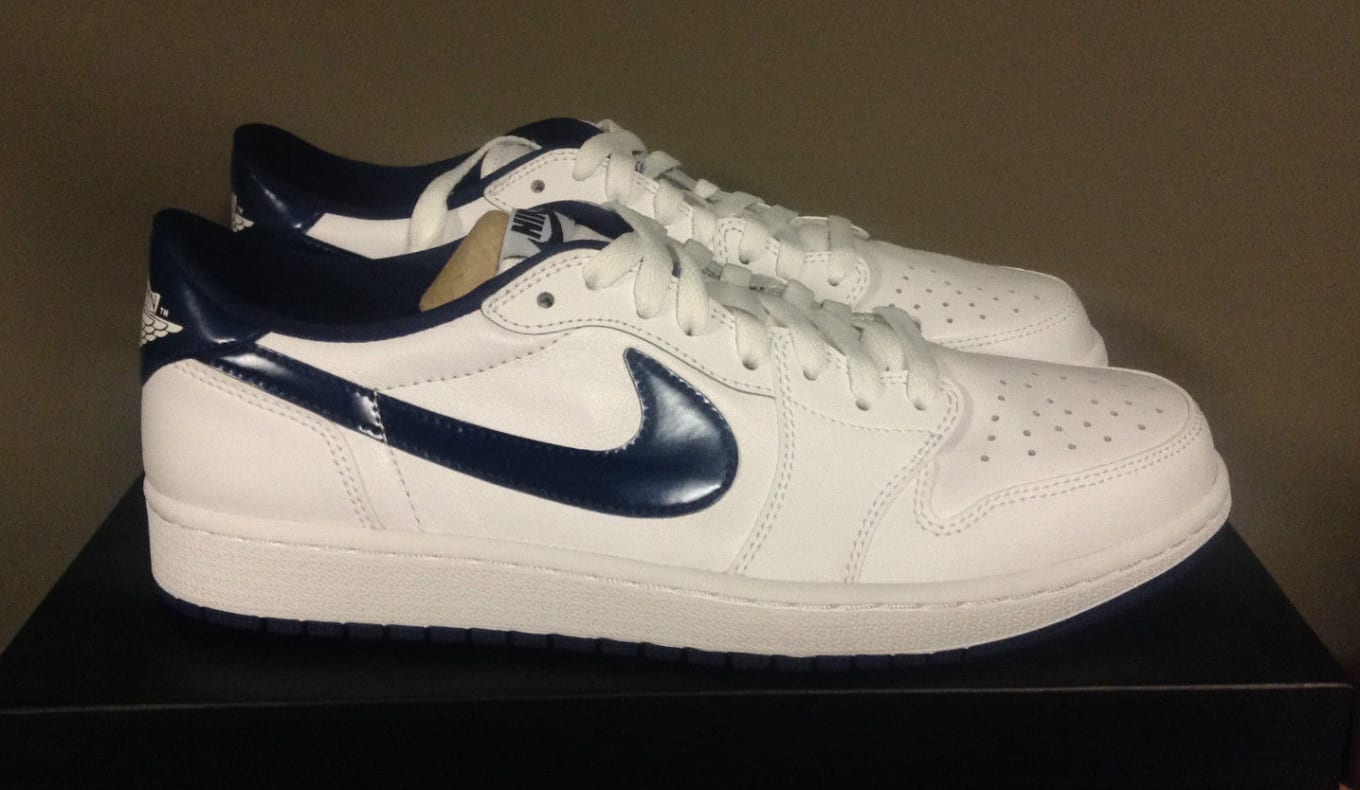 Jordan 1 Low White Midnight Navy Sole Collector