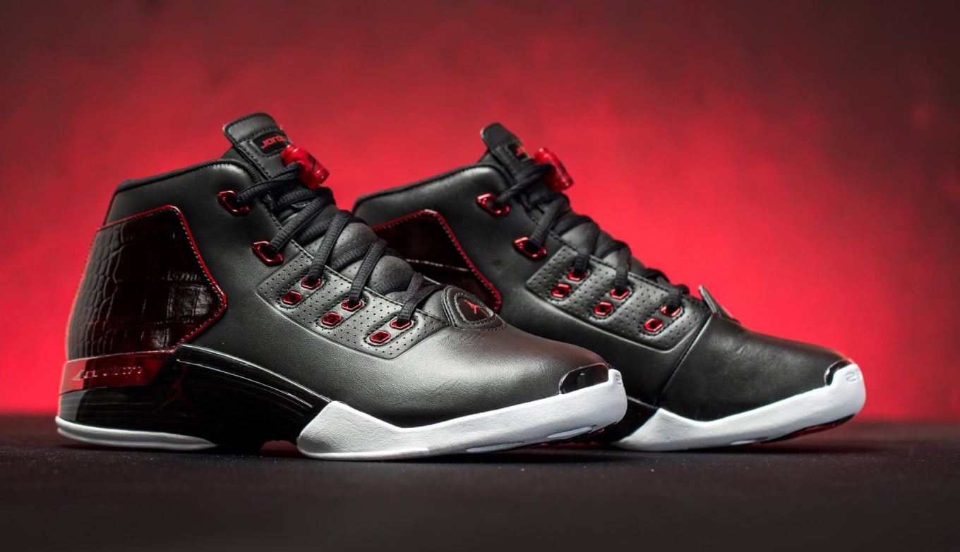 michael jordan shoes black and red