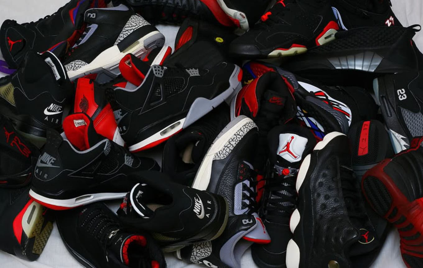 jordan's shoe collection