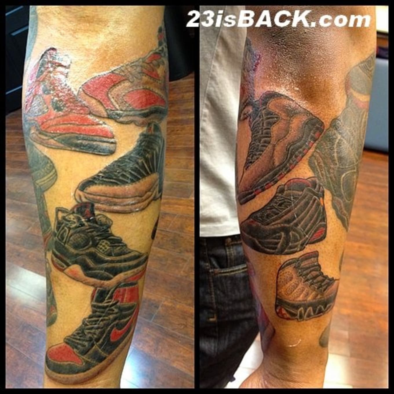 jordan shoes tattoo