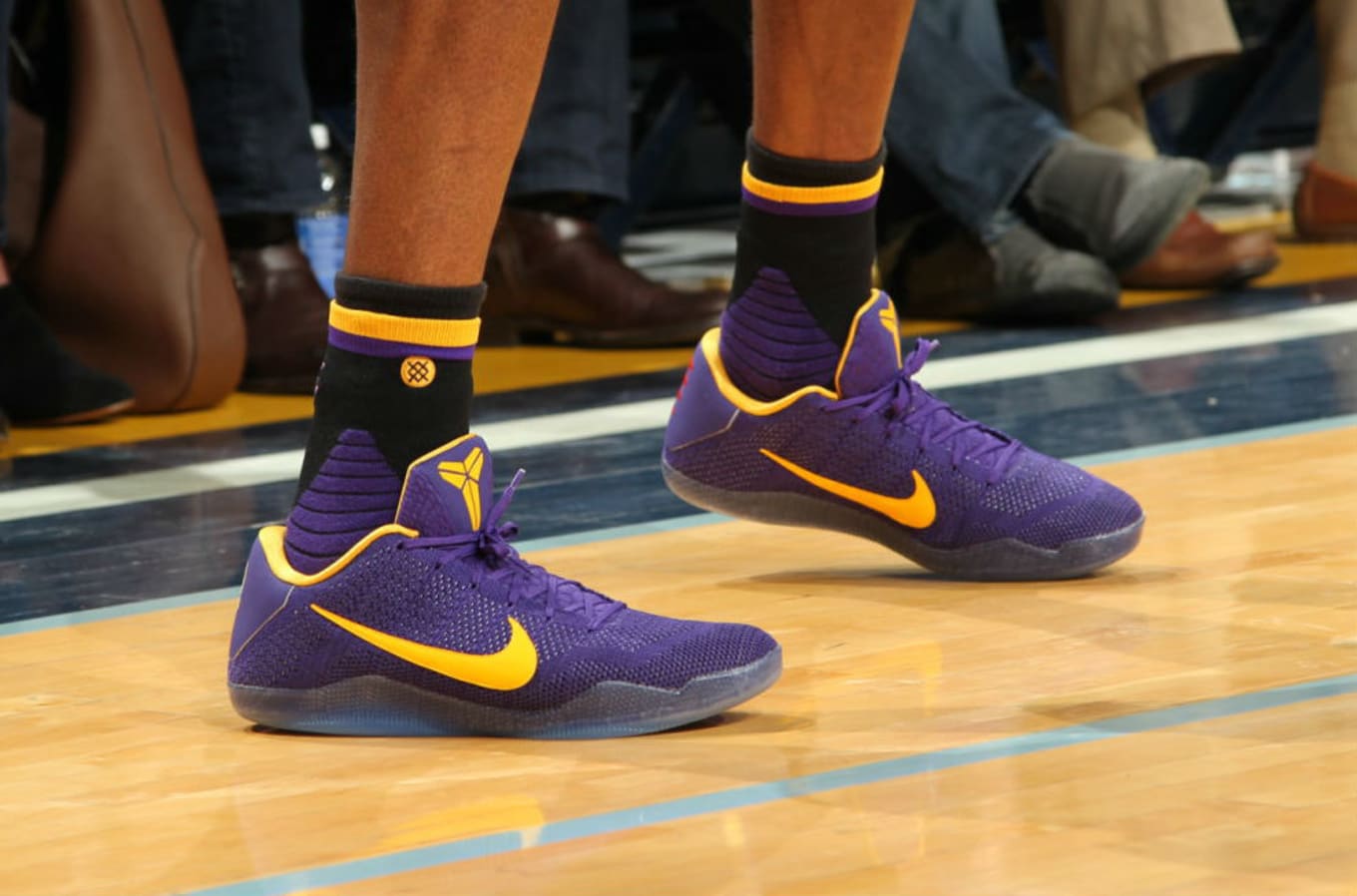 Purple/Yellow Nike Kobe 11 PE 