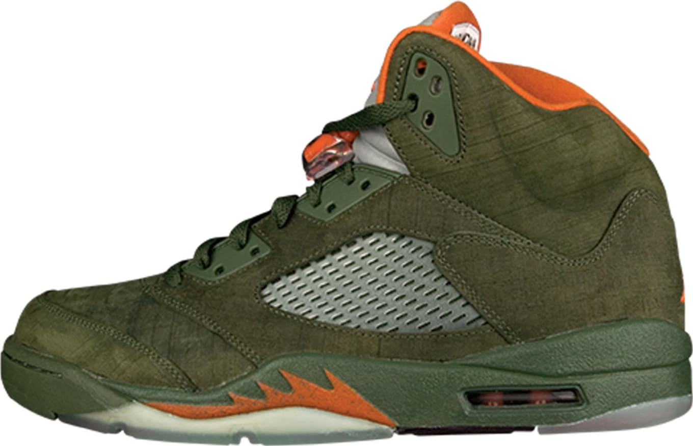 jordan 5 olive green