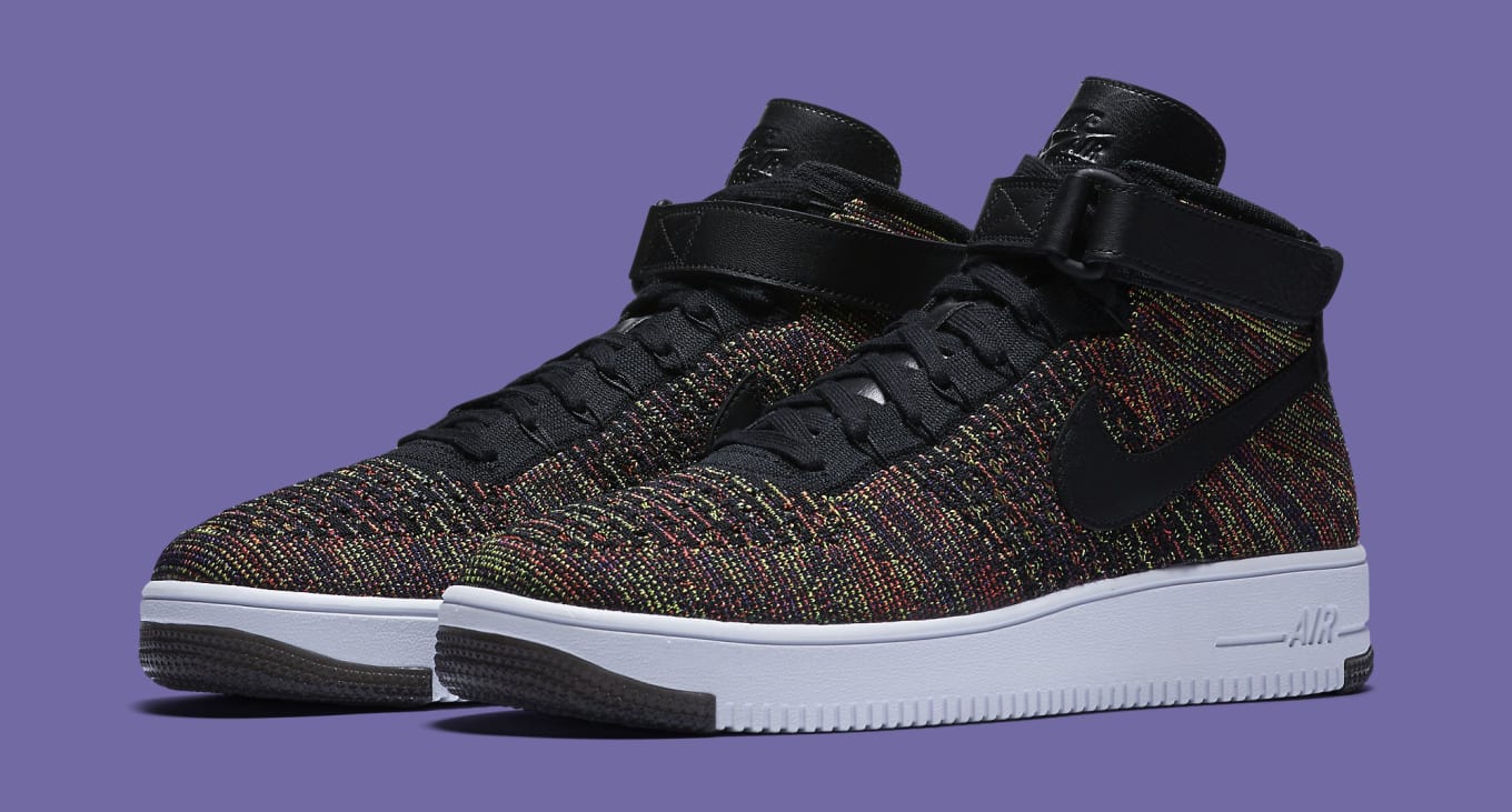 Nike air force 1 flyknit purple clearance