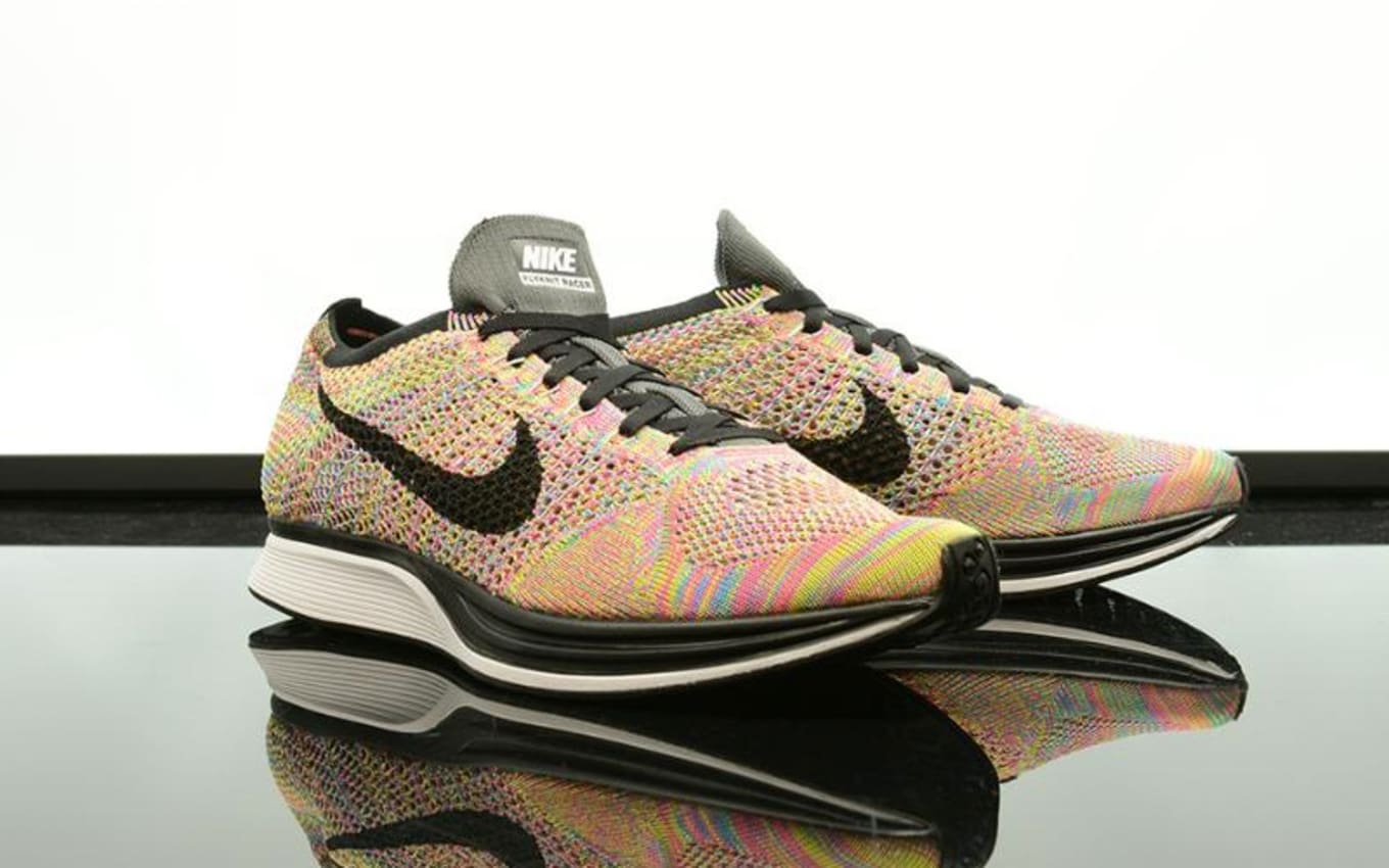 Nike Flyknit Racer 'Multicolor' Foot