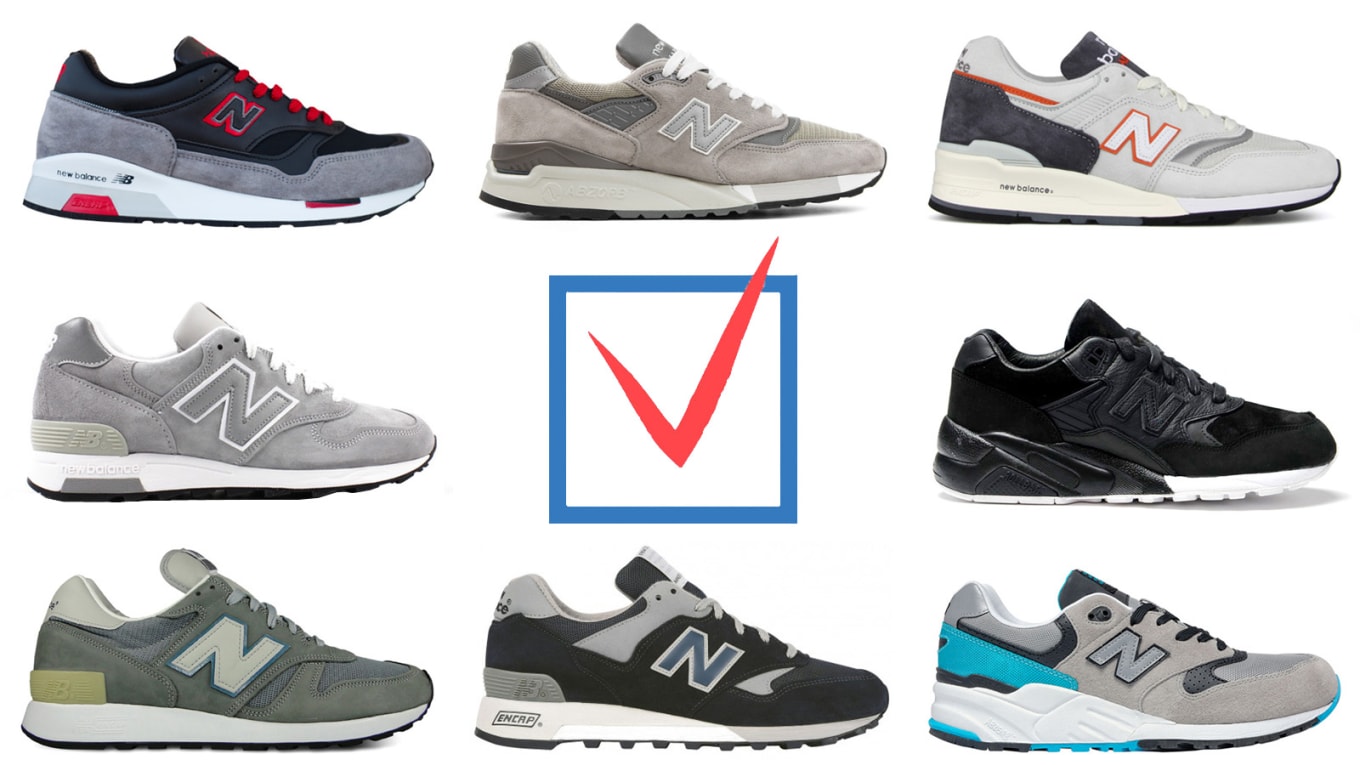 new balance sneaker numbers