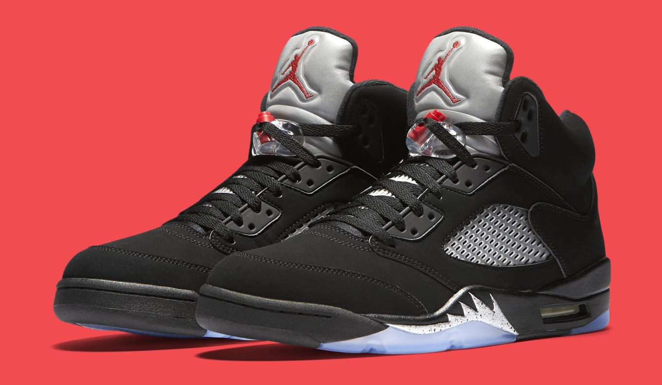 jordan 5 metallic silver