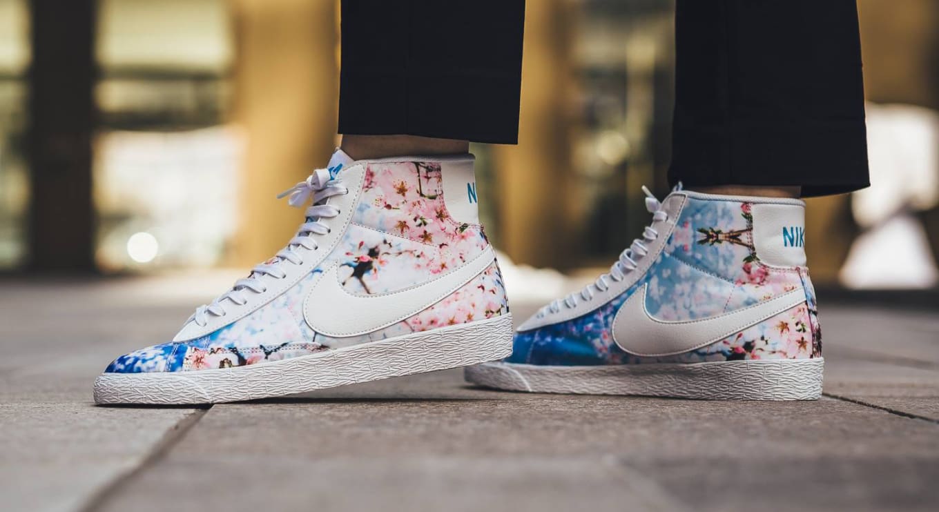 nike blazer mid cherry blossom