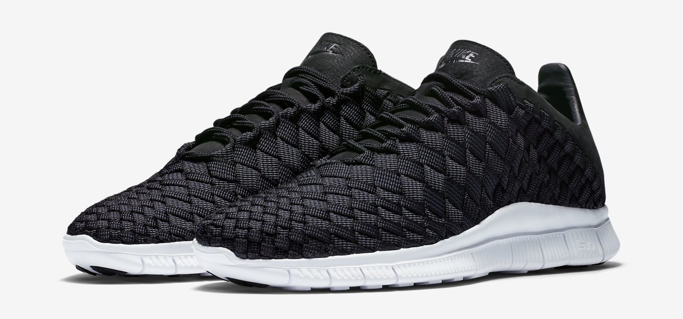 nike free inneva woven black