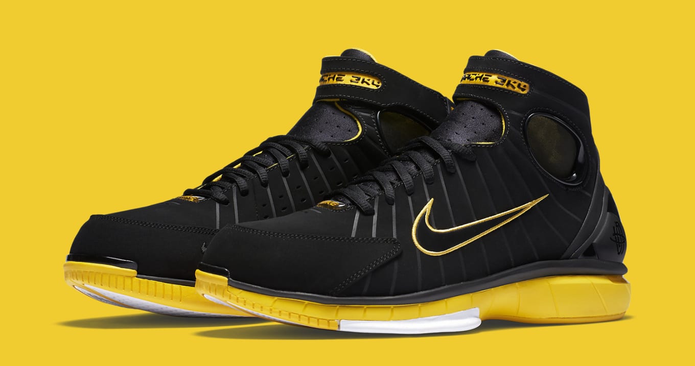 Nike Huarache 2K4 Black Varsity Maize 