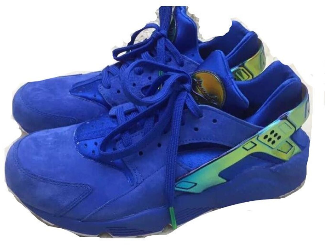 blue huaraches