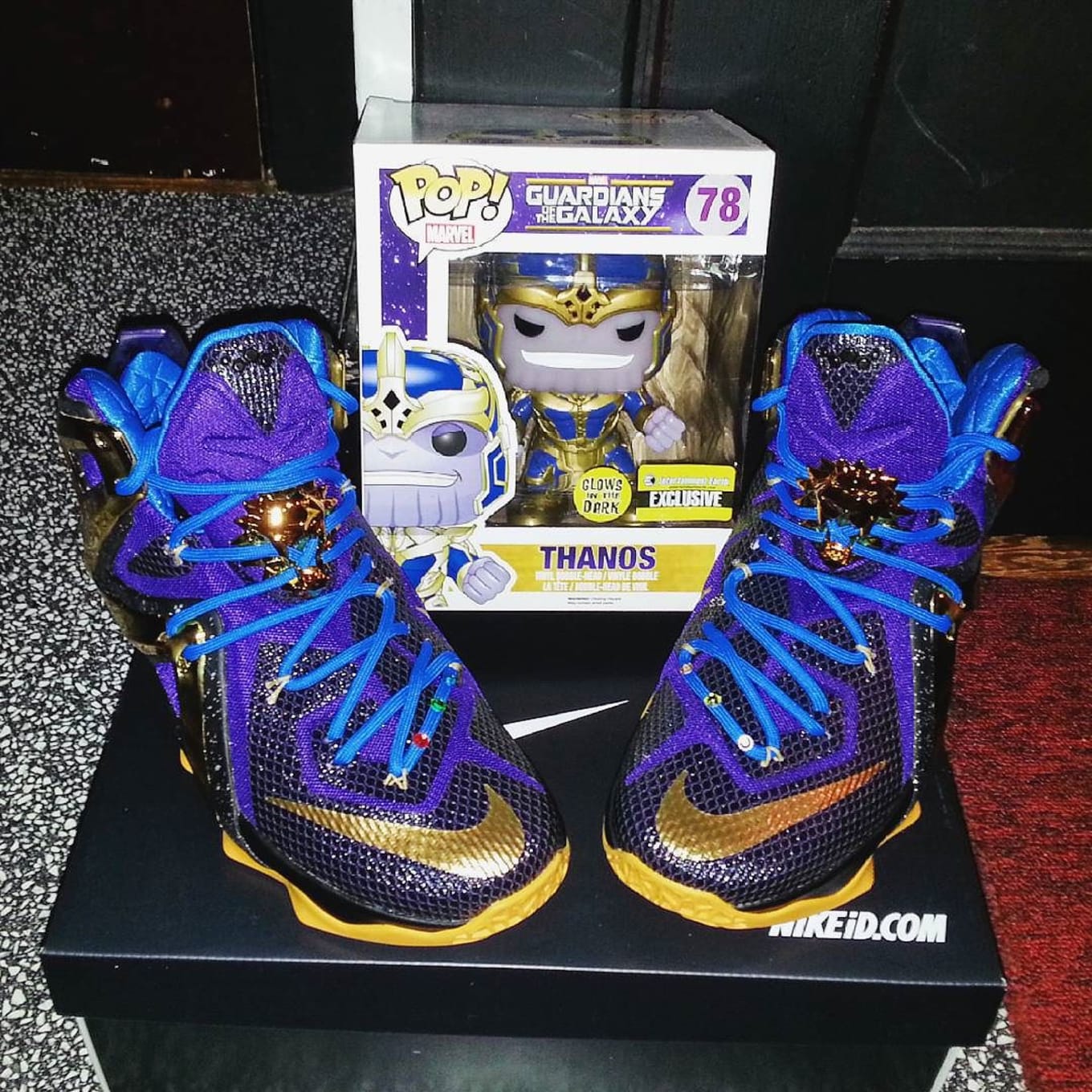 lebron thanos shoes