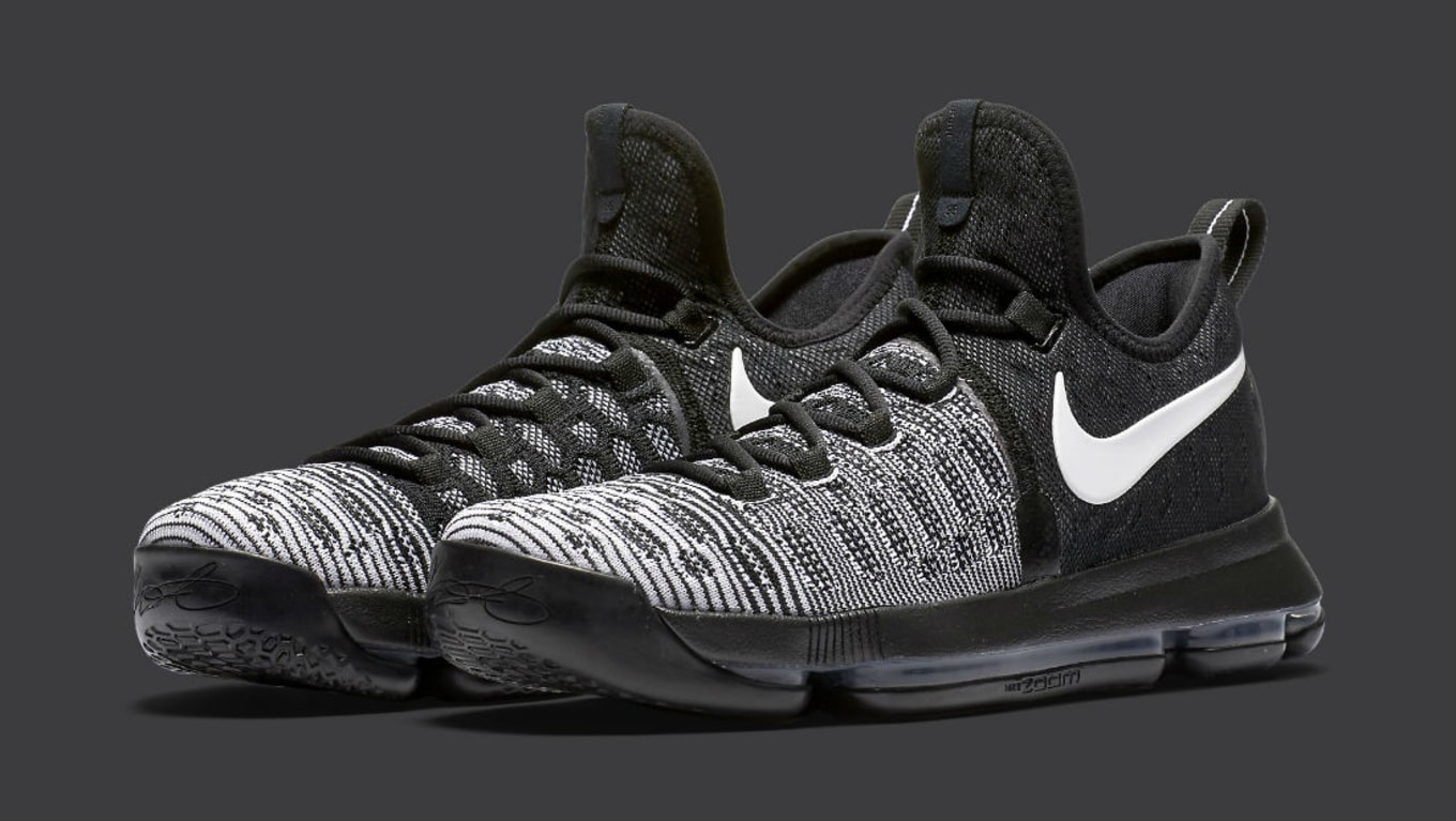 kd 9 black white