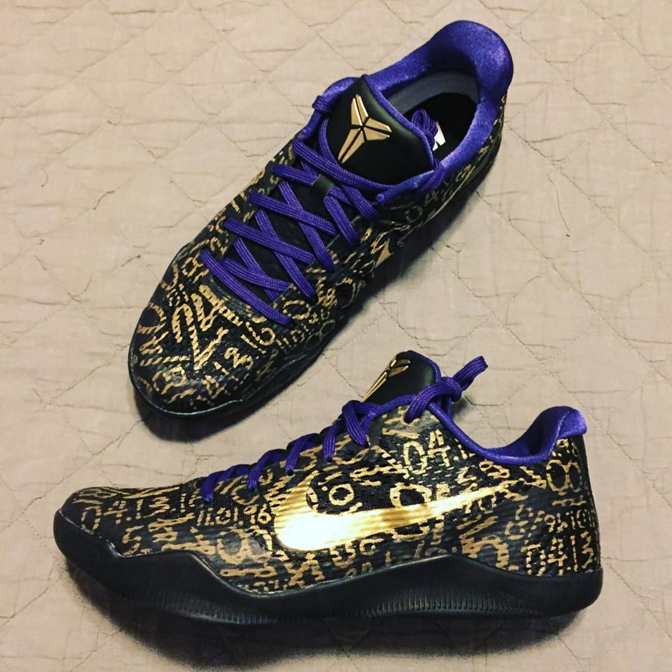 kobe 11 mamba day black