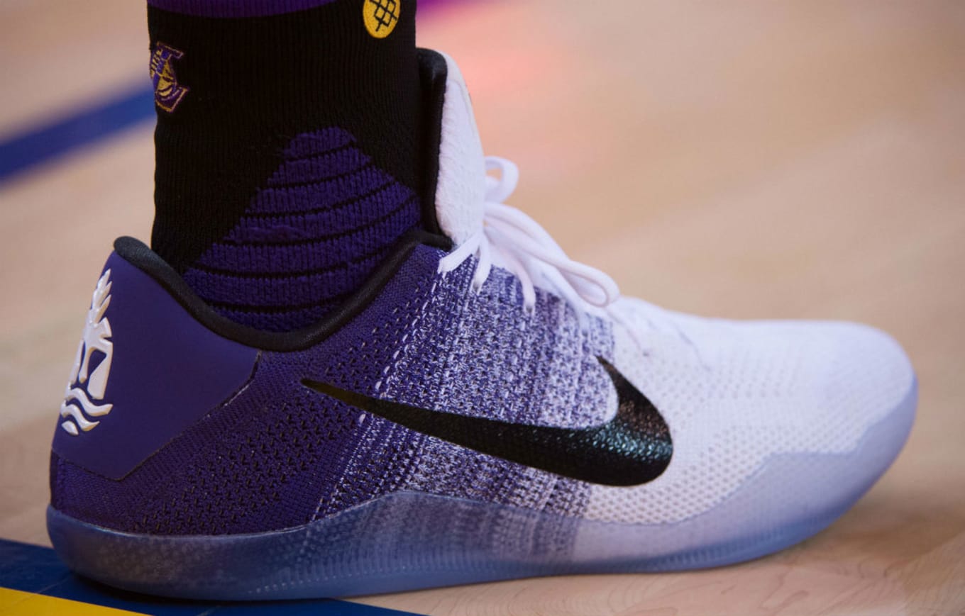 kobe 11 purple and white