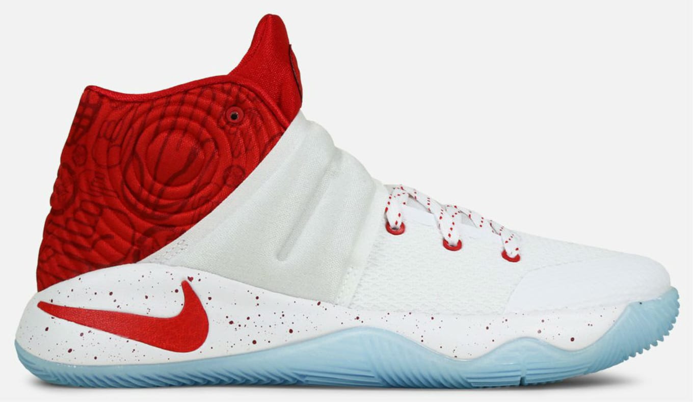 Nike Kyrie 2 GS White/Red | Sole Collector
