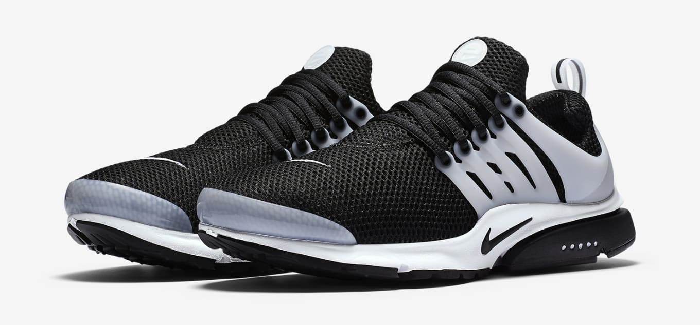 presto shoes black and white