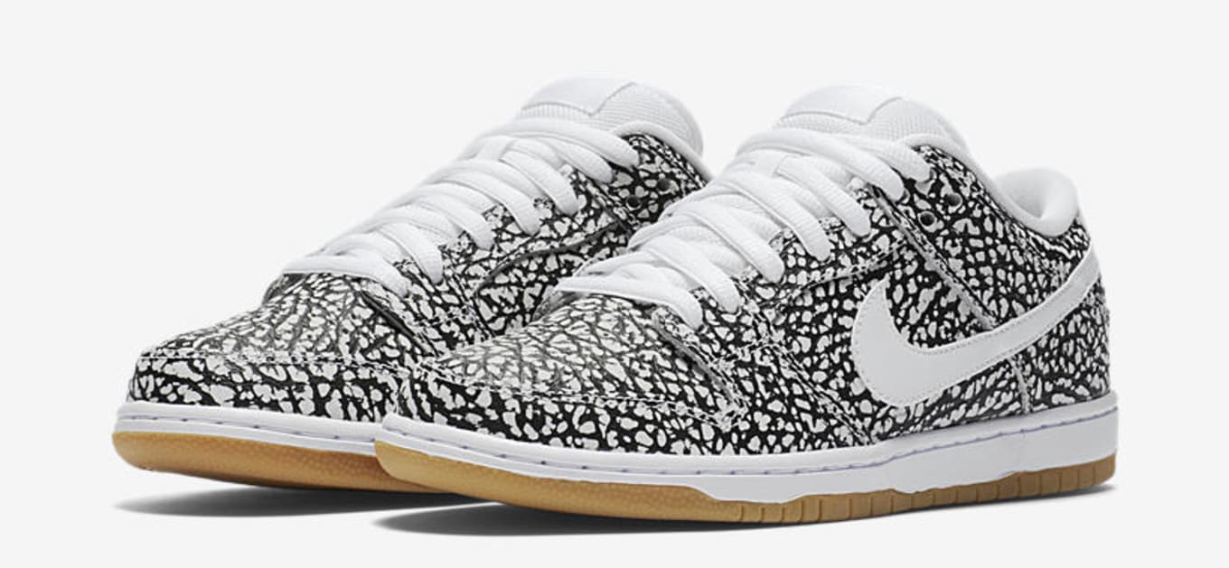 nike dunk low elephant print