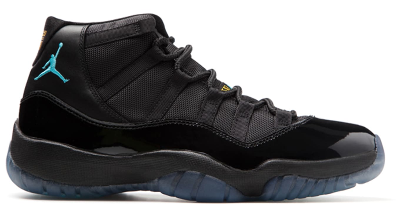 jordan 11 black and yellow