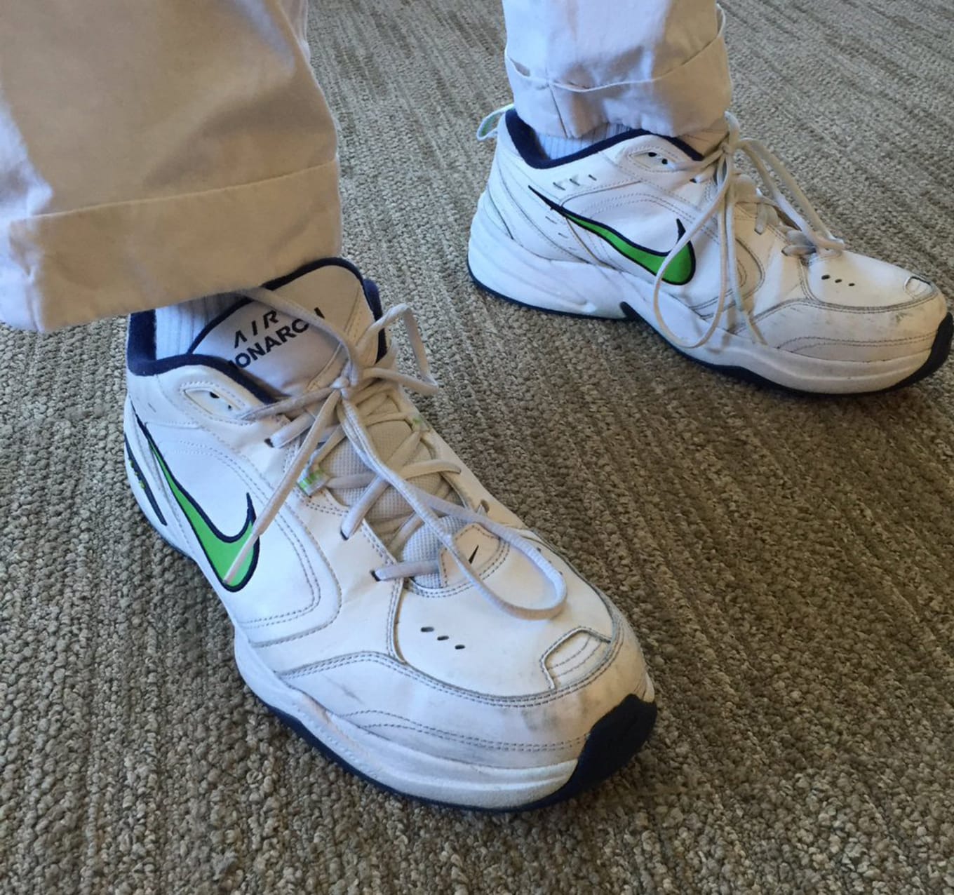 pete carroll nike air monarch